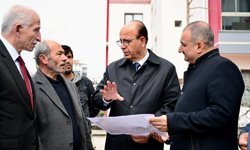 Başkan Geçit, Tecde Mahallesi'ndeki yol yenileme çalışmalarını inceledi