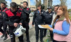 Batman polisine tatlı sürpriz