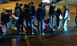 Batman'da motosikletten savrulan kurye yaralandı