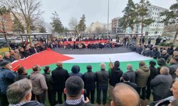 Bayburt'ta İsrail'in Filistin'e yönelik uygulamaları protesto edildi