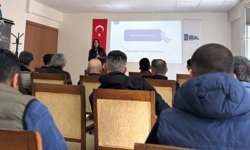 Bayburt'ta yükümlülere kanser farkındalığı semineri verildi