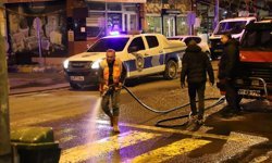 Belediye ekiplerinin bahar temizliği sürüyor