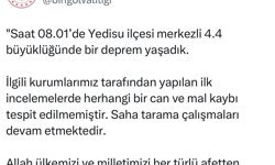 Bingöl Valiliği: 'Saha tarama çalışmaları devam etmektedir'