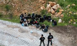 Bodrum'da 6'sı çocuk 21 düzensiz göçmen yakalandı