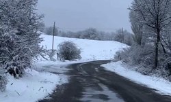 Bolu'da nisan ayında kar sürprizi