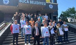 Buca ve Karşıyaka belediyelerinde memurlar iş bırakma eyleminde