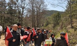 Buldan'da göstericiler maden sahasında yürüyüş gerçekleştirdi