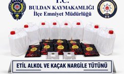 Buldan'da kaçak alkol ve tütün operasyonu düzenlendi