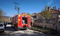 Burdur'da baca yangını söndürüldü