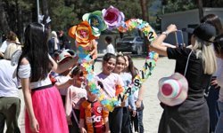 Bursa'da çocuklar patili dostlarla buluştu