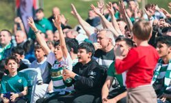 Bursa'da yeşil-beyaz coşku dev ekrana taşındı