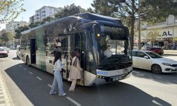 Büyükşehir'in elektrikli otobüsleri hizmete başladı