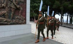 Çanakkale Kara Savaşları'nın 111'inci yıl dönümü tören provası yapıldı