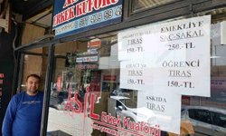 Çivrilli berberden dayanışma örneği