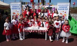 Çocuklar Gündüz Bakımevinde 23 Nisan büyük bir coşku ile kutladı