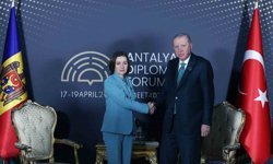 Cumhurbaşkanı Erdoğan, Moldova Cumhurbaşkanı Sandu ile bir araya geldi