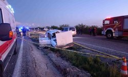 Denizli'de otomobil takla attı: 1 ölü, 4 yaralı