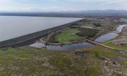 Devegeçidi Baraj Gölündeki kara parçası bir ayda suyla kaplandı