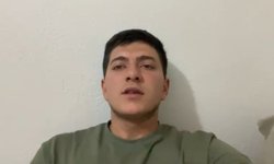 Domuz sürüsü çiftçinin kamerasına yansıdı