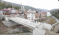 Dörtyol-Akpınar-Erikli ulaşım bağlantısını güçlendiren köprüde sona gelindi