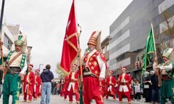Düzce'de mehter takımının gösterisine vatandaşlardan büyük ilgi