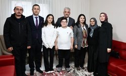 Düzce'de şehit ailesine anlamlı ziyaret