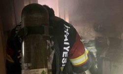 Edremit'te korkutan ev yangını