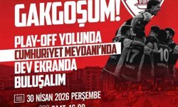 Elazığ'da dev ekran kurulacak