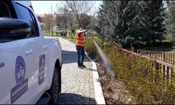 Elazığ'da haşereyle mücadele sürüyor