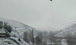 Elazığ'ın yüksek kesimlerinde kar yağışı