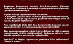 Elazığspor'dan sakat futbolculara ilişkin açıklama