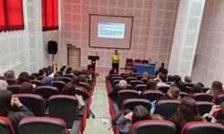Emet MYO'da genel trafik kuralları konferansı