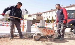 Emniyet kavşağı yenileniyor