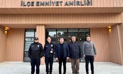 Emniyet Müdürü Çağlar yeni hizmet binası çalışmalarını inceledi