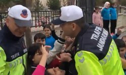 Erzincan'da öğrencilere trafik farkındalık eğitimi