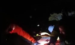 Erzincan'da uçurumdan düşen İran uyruklu vatandaş kurtarıldı