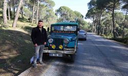 Eski yeşil cipler Aydın dağlarının vazgeçilmezi oldu