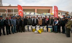 Eskişehir'de üreticilere hise destekli yağlık ayçiçeği tohumu