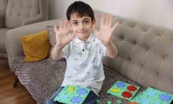 Evde eğitim gören özel çocuklara 23 Nisan sürprizi