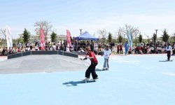 Eyyübiye'de kaykay turnuvası