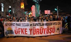 Gaziantep'te Filistin'e destek yürüyüşü düzenlendi