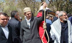 Gaziantep'te İsrail'in 'idam yasası' protesto edildi