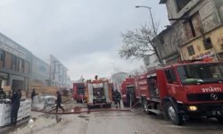 Gaziantep'te kereste imalathanesinde yangın