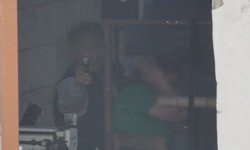 Gaziantep'teki rehine olayı adım adım dron kamerasında