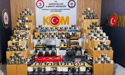 Gizli bölmeli kaçak tütün operasyonu