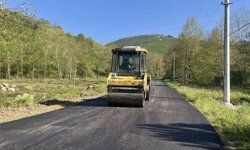 Gölyaka'da 2,7 kilometrelik sıcak asfalt çalışması tamamlandı