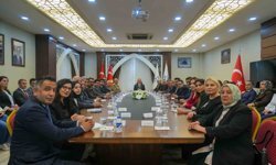 Hakkâri'de 'Kadına Yönelik Şiddetle Mücadele Ulusal Eylem Planı' toplantısı yapıldı