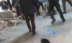 Hastane acilinde kavga kamerada