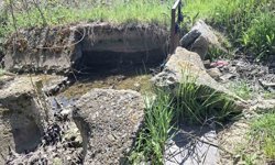 Hisarcık'ta 60 yıllık sulama kanalları bakımsızlıktan harap durumda