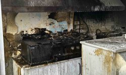 İşletmeci dışarıdayken dükkanında yangın çıktı